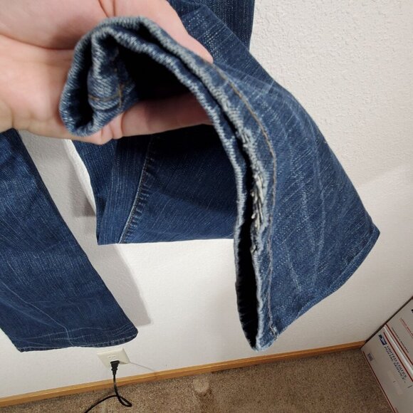 Maurices Molli Flare Womens Jeans 11/12 Long Dark Wash Denim RN 117476 - Picture 10 of 10